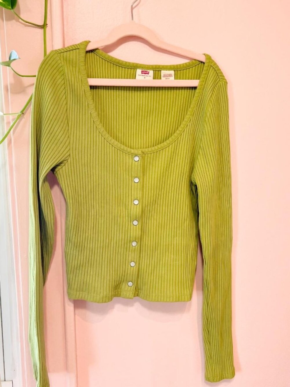 Levi's Women's Green Long Sleeve Shirt